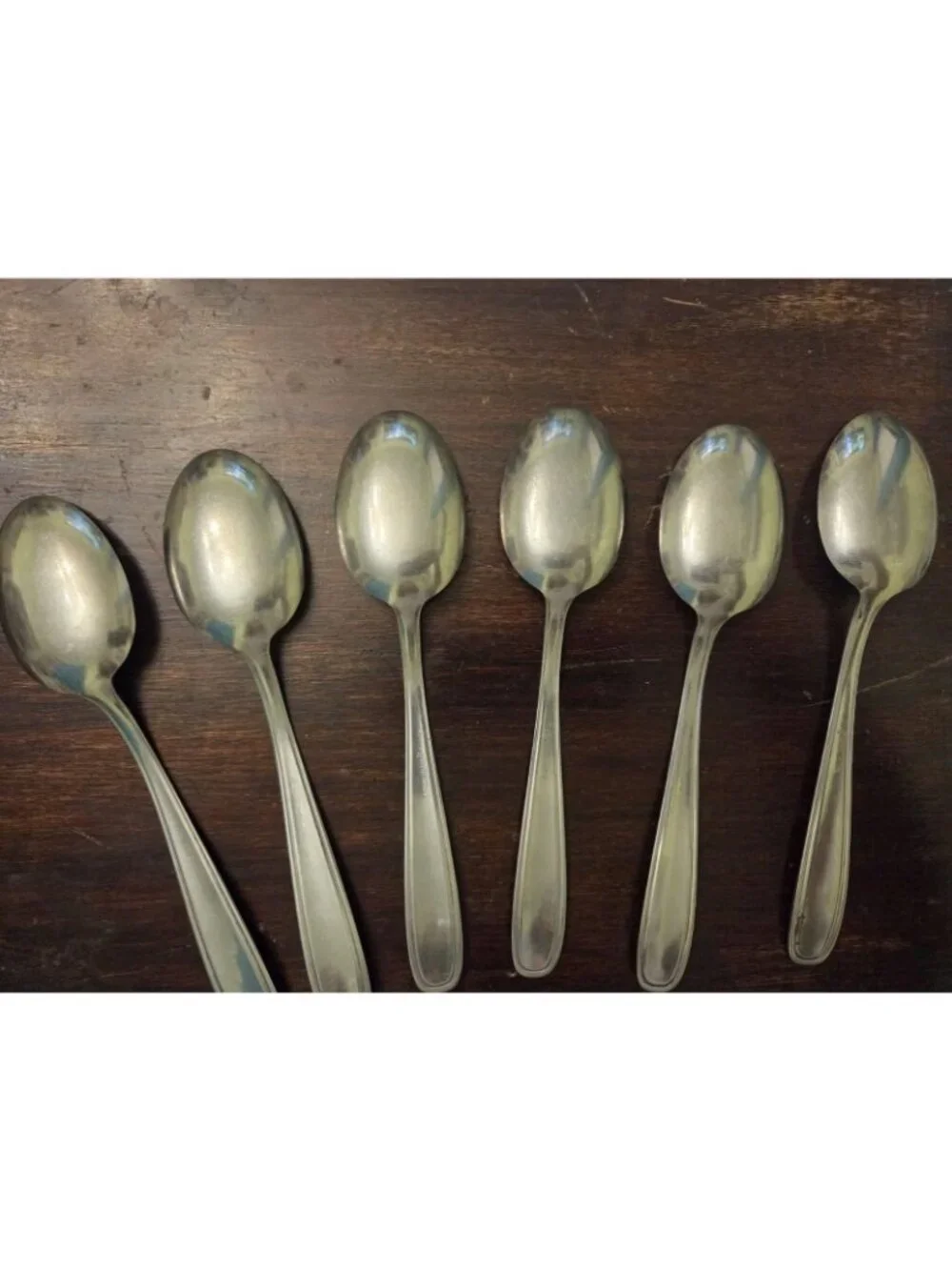 Set 6 Tablespoons Wusthof Hallmark Stainless Flatware Germany Spoons
